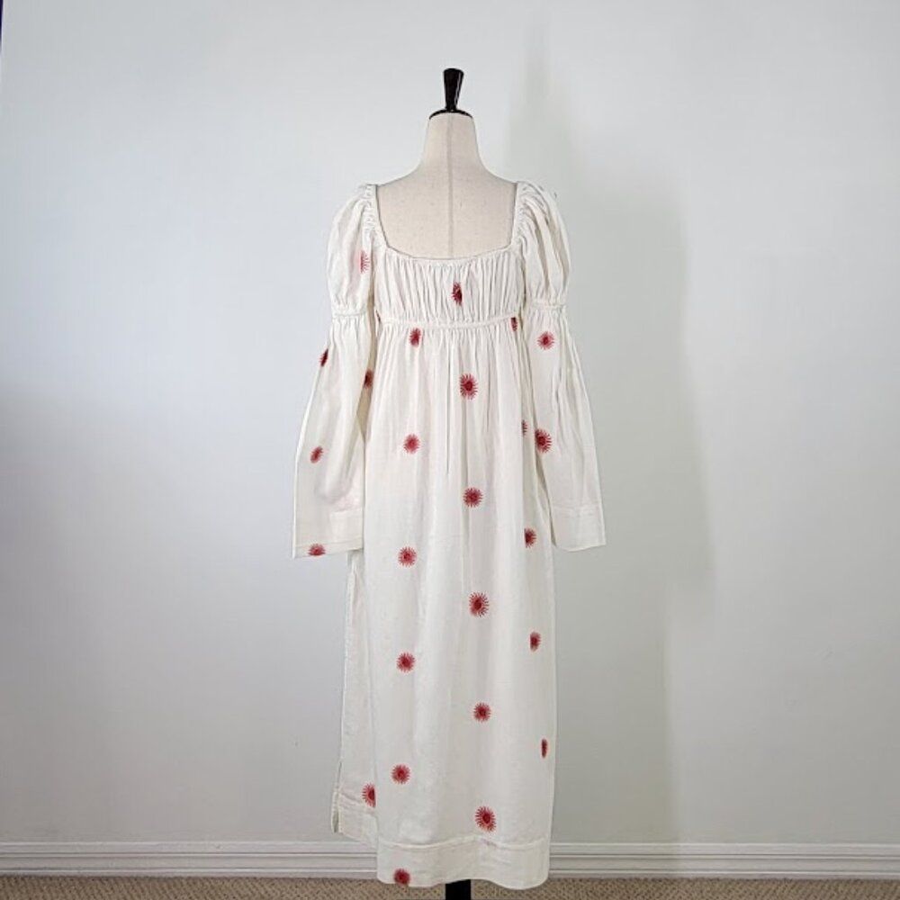 FREE PEOPLE emory embroidered midi dress Sz XS NEW - Picture 8 of 13